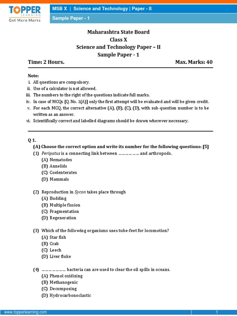 Topper 144 2 5 Science Question Up202212091337 1670573236 2799 | PDF ...