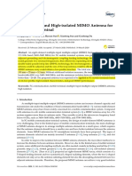 A Low-Profile and High-Isolated MIMO Antenna For