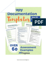 Therapy Documentation Templates