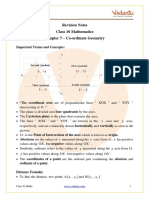 Class 10 Revision Notes Coordinate Geometry