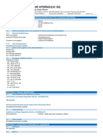 Hf-95 Hydraulic Oil: Safety Data Sheet