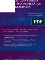 Pertemuan 4 Pengelolaan Sediaan Farmasi Dan Perbekalan Kesehatan