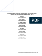 Analysis of Dropout in the Son Extension of the University of Panama Based on the Questionnaire of Daz and Tejedor 2017Journal of Higher Education Theory and Practice