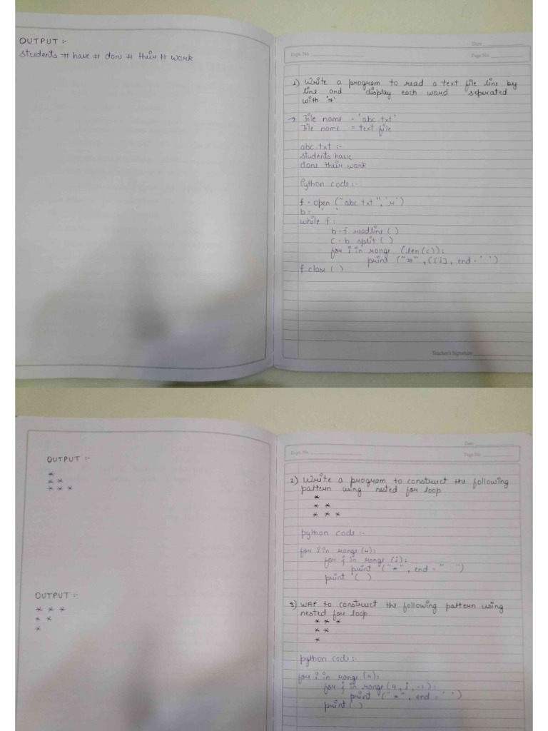 Computer Practical File Work | PDF