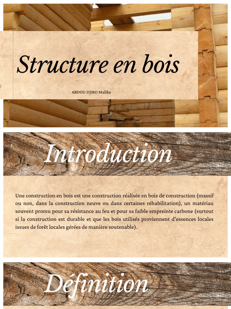 Construction et caractéristiques du bois | PDF | Bois (matériau de ...