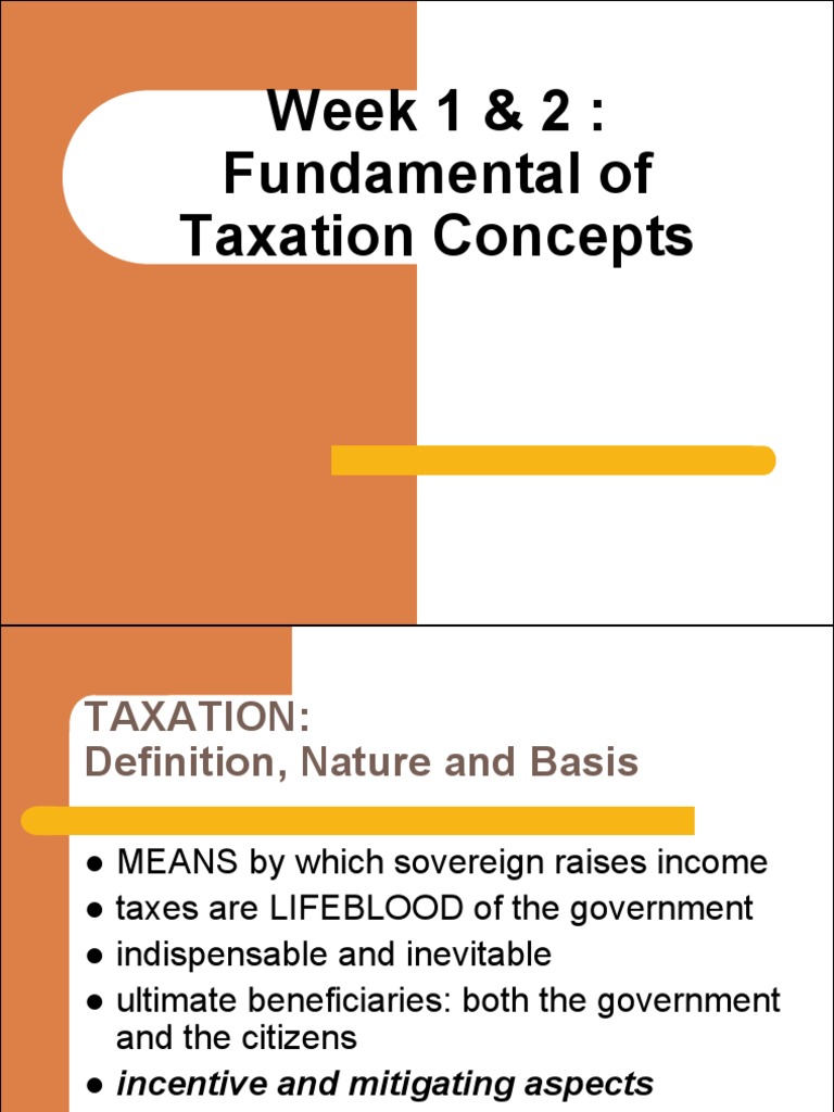 Inbutax Fundamentals of Income Taxation | PDF | Taxes | Taxation In The ...