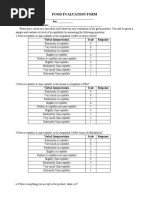 9-Point Hedonic Scale Evaluation Guide | PDF