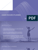 Human Resource Planning - Mine Prepared