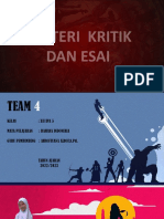 Presentasi Esai Kritik