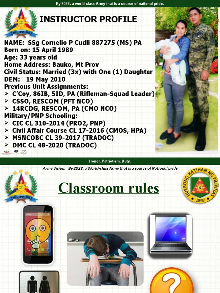 Philippine Army Organization Overview | PDF | Government | Government ...