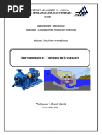 Turbopompes Et Turbines Hydrauliques Cours Et TD-Pr MOUNIR (2)