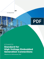 STNW1175 Standard For HV EG Connections