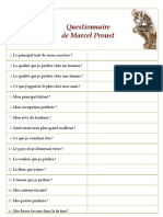 Questionnaire Marcel Proust