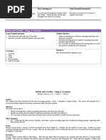 Download Lesson Plan Debits and Credits Using T Accounts by Angela Edel SN61850531 doc pdf