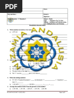 Grade 5term 2 Investigation 2022 | PDF | Triangle | Mathematics