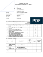 Lembar Verifikasi