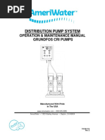 Distribution Pump System: Operation & Maintenance Manual Grundfos Cri Pumps