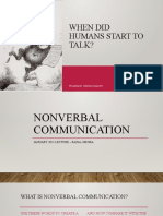 Nonverbal Communication Lecture