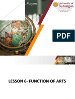 Lesson 6 - Function of Arts