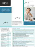 John Hancock LTC Cognitive Screening Form | PDF | Fraud | Insurance