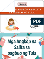 8 ARALIN 4 Pagpili NG Angkop Na Salita Sa Pagbuo NG Tula