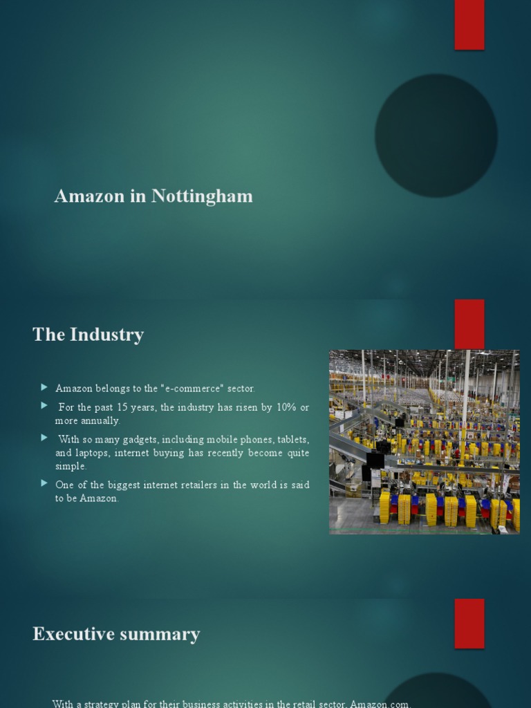 Amazon in Nottingham Industry & SWOT