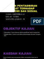 Kesan Pentadbiran Barat Terhadap Ekonomi Dan Sosial