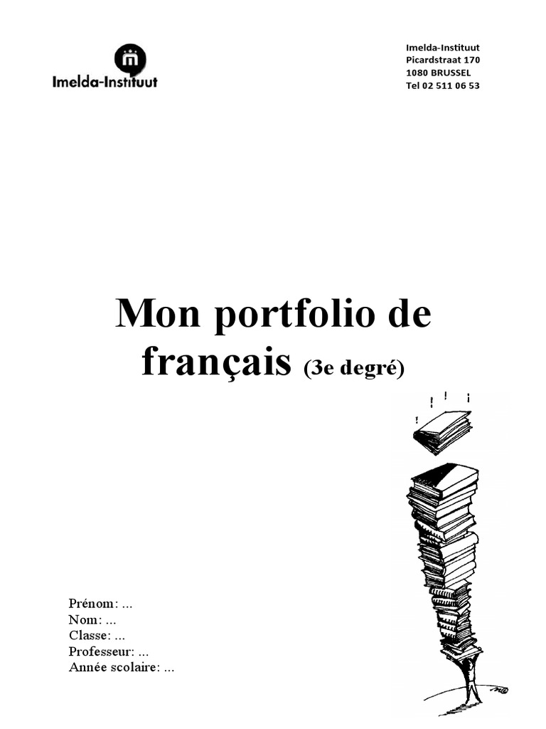 Portfolio Frans 3e Graad | PDF | Langue française | Écriture