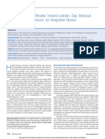 Nursing Students' Attitudes Toward Lesbian, Gay, Bisexual, and Transgender Persons An Integrative Review