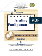 SUMMATIVE EXAMINATION Ap