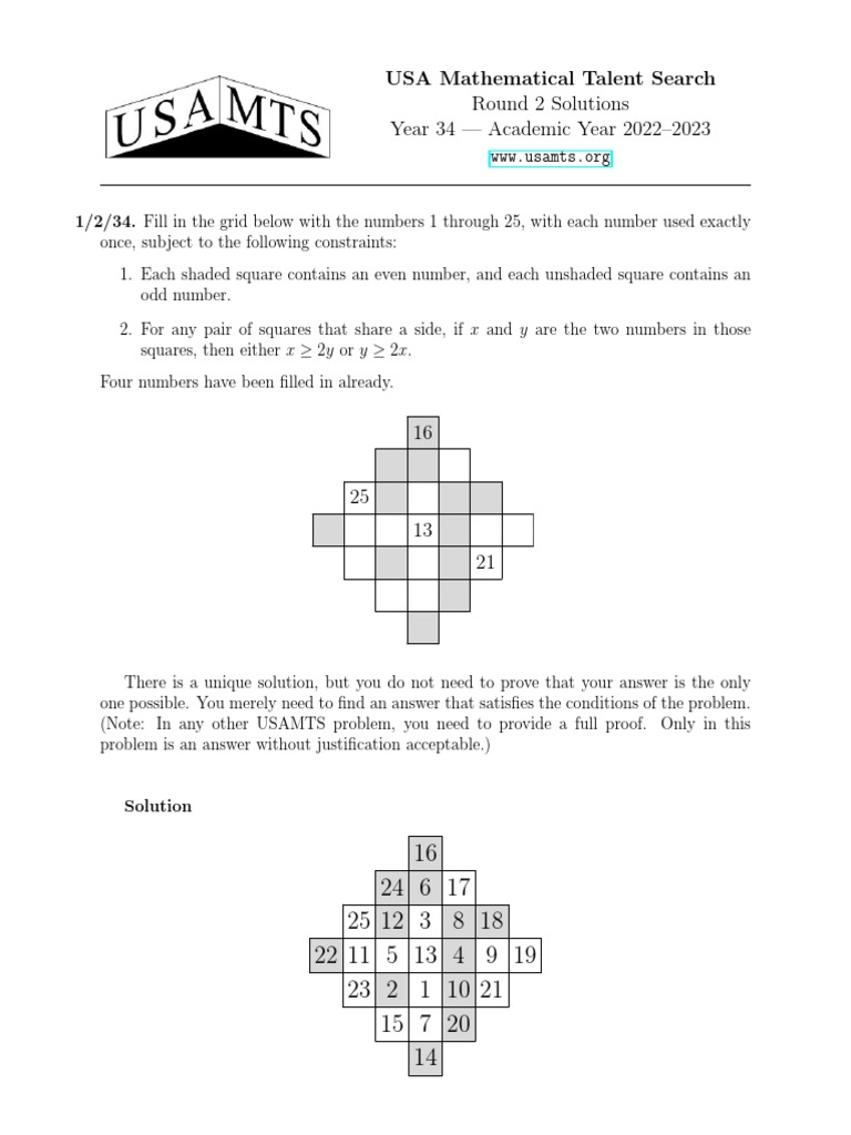 Solutions 34 2 pdf mathematics mathematical concepts