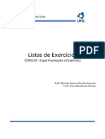 Exercícios Estatística Com Resolução UFG