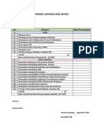 Format Laporan Hasil Monev