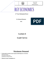 Port Said University Mechanical Power Engineering Dept. Lecture on Maximum Demand and Load Curves