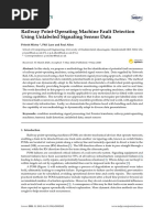 Railway Point-Operating Machine Fault Detection Using Unlabeled Signaling Sensor Data