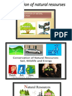 Conservation of Natural Resourses