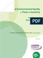 Local Environmental Quality in Times of Austerity