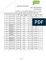 Certificado de Cotizaciones AFPModelo