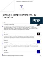 Línea Del Tiempo de Windows, by Jack Cruz Timeline - Timetoast