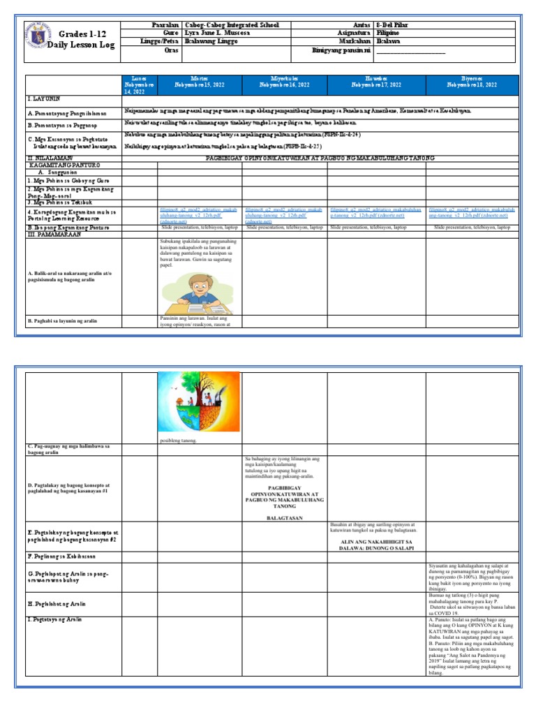 Q2 DLL8 Week 2 | PDF