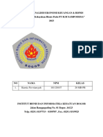 Studi Kelayakan Bisnis PT H.M SAMPOERNA (Bella & Bayu) 20 MB PA