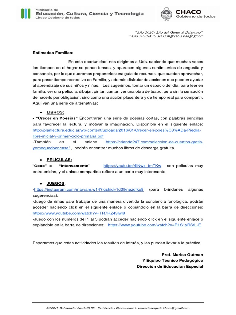 Nos Divertimos en Familia. Nivel Inicial | PDF | Aprendizaje | Cognición