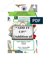 Math Grade7-Q1Module-3 Addition-Of-Integers - Docx 11pages