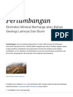 Pertambangan - Wikipedia Bahasa Indonesia, Ensiklopedia Bebas