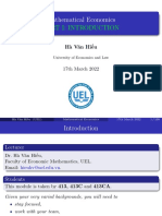 Slides TKT CA Compartive Statics Analysis