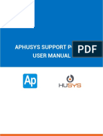 ApHusys Support Portal User Manual