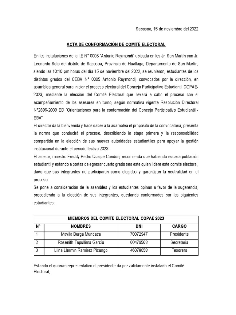 acta-de-eleccion-de-comite-electoral-pdf-gobierno-eventos-pol-ticos