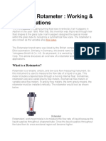 Rotameter - Working & Applications
