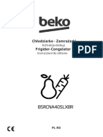 Manual Combina Frigorifica Beko 355l