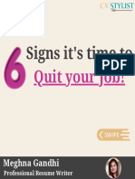 6 Signs It's Time To Quit Your Job